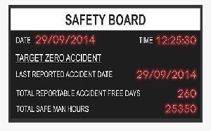 Safety Information Display Board