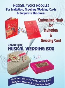 Bollywood Songs Musical Wedding Invitation Card