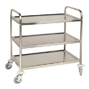 Instrument Trolley – S.S – 3 Shelves – 30 X 20 X 35