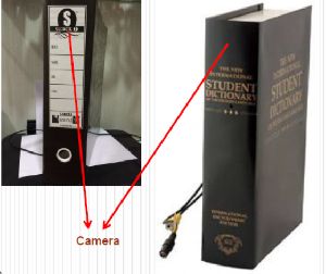 Customized Book Wifi Hidden Camera