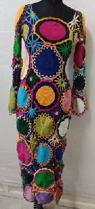 Ladies Handmade Crochet Knitted Dress
