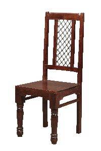 Edith Wooden Chair with Mughal Jali