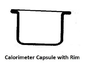 CALORIMETER CAPSULE WITH RIM (DARROCK)