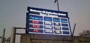Pollution Parameter Display Board