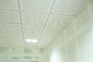 perforated gypsum tiles