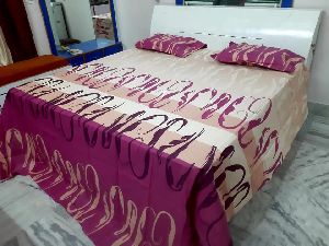 BED SHEET WITH  TWO PILOW COVERS