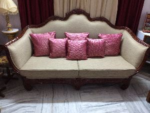 RED BROCARE CUSHION COVER