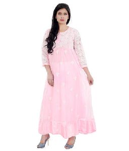 Embroidered Anarkali Kurti