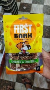 First Bork Chicken & Cod Roll Dog Food