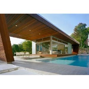 Wooden Pool House