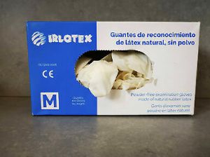 Disposable Latex Gloves Powder Free BOX 100 UK
