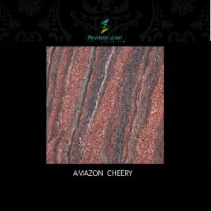 Amazon Dark Series Cherry Double Charge Vitrified Tiles