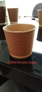 150ml Craft Ripple Paper Cup