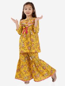 Girls Kurti and Sharara Set