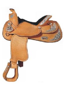 Article No. SI-1033 Leather Western Saddles
