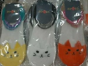Transparent Loafer Cat Socks