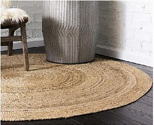 Jute round shape rugs