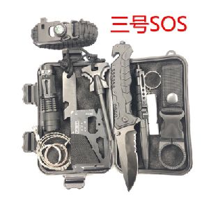 A8 Outdoor Upgraded Survival Treasure Box Survival Assembly SOS First Aid Box Multifunctional Surviv