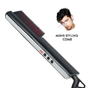 Straightener Beard Comb Ceramic Hair Straightener Hair Style Hairbrush