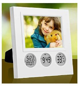 Bubble Clock with Photo Frame
