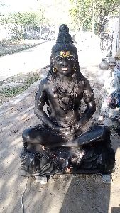 Black Marble Shiva Statue