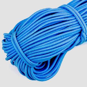 100mtr Blue Round Elastic Cord Straps