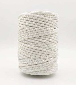 50mtr White Braided Macrame PP Knot Threads