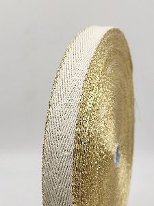 8mm 20mtr Natural Off White Twill Cotton Tapes