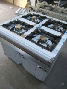 Four Burner Commercial Gas Stove