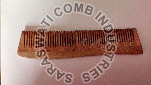 Rose wood hair comb