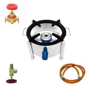 10*10 SS Round Gas Stove