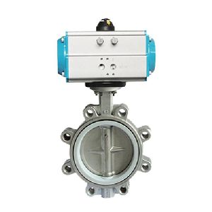 PNEUMATIC ACTUATED LUG BUTTERFLY VALVE
