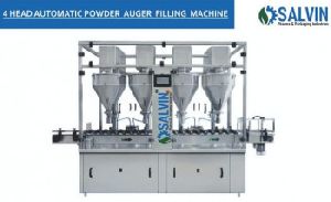 Automatic 4 head Auger Filling Machine
