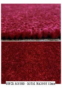 12mm Royal Maroon Cut Pile Carpet