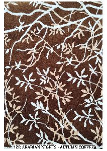 Autumn Coffee Silk Carpet