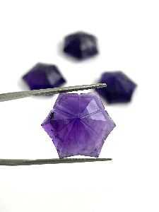 Purple Amethyst Gemstones