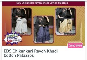 Rayon Khadi Cotton Palazzos