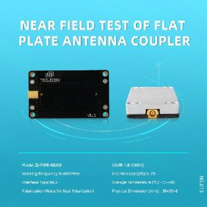 Near Field Test Of Flat Plat Antenna Coupler
