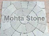 Kandla Grey Sandstone Circle Stone