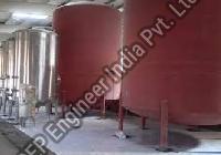 Horizontal Vertical Available in Many Colors Coated mild steel storage tank