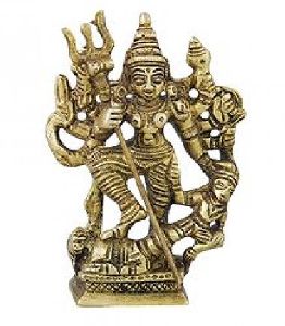 Brass Goddess Durga Statue