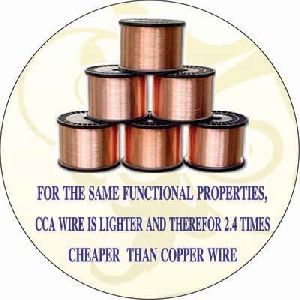 Copper Cladded Aluminium Wires- Bare CCA Wires For Fan Motor