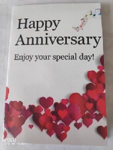 Happy Wedding Marriage Anniversary Greeting Card Musical Recordable  Customised