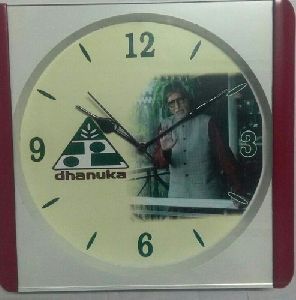 MUSICAL, SINGING, HOURLY CHIMING QUARTZ, FANCY, DESIGNER WALL CLOCKS WITH CORPORATE JINGLE FOR CORP