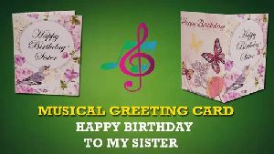Musical sound modules, Singing Greeting Card Happy Birthday To You For Friends, Brother, Father 