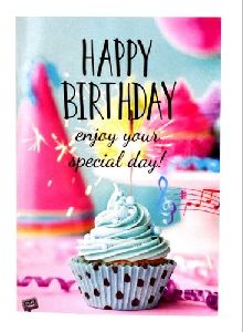 Musical Voice Happy Birthday Dear Friend Greeting Cards