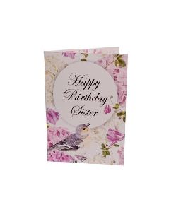 Musical Voice Happy Birthday Dear Sister Greeting Card