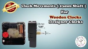 Premium Quality TTC Clock Movements (23mm Shaft) For Wooden Clock, Designer Clocks