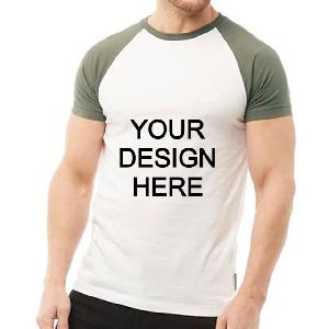 Customized Cotton Men Raglan T shirt Manufacturer