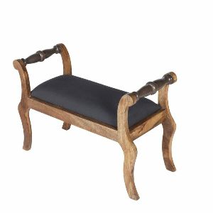 Odon Wooden Cushion Bench
